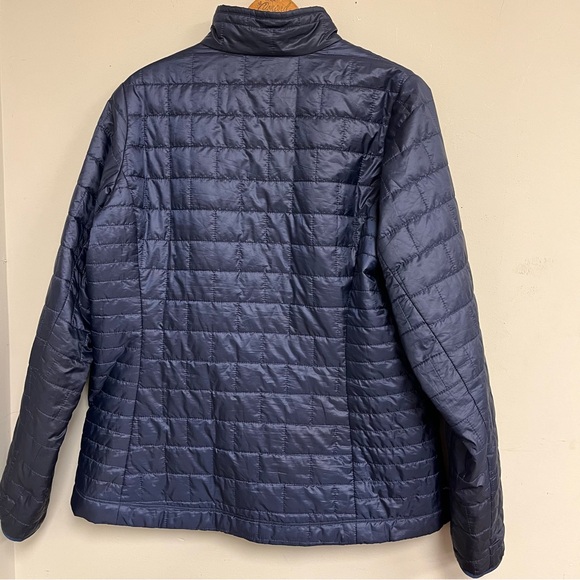 Patagonia Women's Nano Puff Jacket Classic Navy Water Repellent Insulated XL - Picture 4 of 9